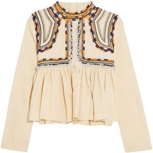 Isabel Marant Spring 2016 Beaded top